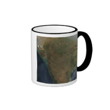 Satellite view of Central India Mugs