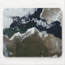 Satellite view of Northwest Canada Mousepads