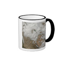 Satellite view of the western United States Mug
