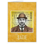 Satie greetings card
