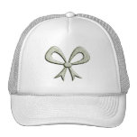 Satin and Floral Bows Trucker Hat