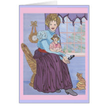Satin Doll Greeting Card