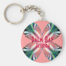 Satin Fleur, Palm Bay, Florida Keychain
