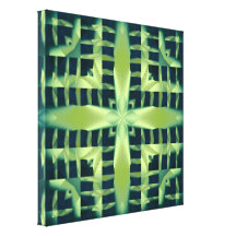 Satin, Jade & Onyx Canvas Print