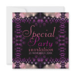 Satin Pink Diva Special Girls Party Invitations