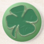Satin Shamrock Coaster