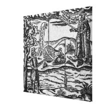 Satire of Fishing, 'A Book Roxburghe Ballads' Canvas Prints