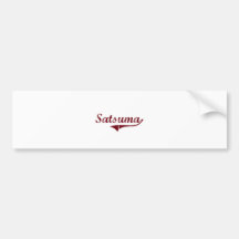 Satsuma Alabama Classic Design Bumper Stickers