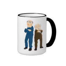 Sattler And Waldorf Arms Crossed Coffee Mugs