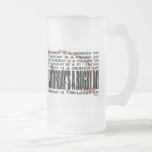 Saturday's A Rugby Day Mug