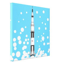 Saturn 5 canvas print