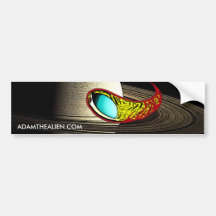 Saturn Flyby Bumper Sticker