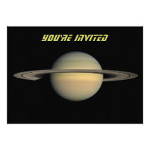 Saturn Invitations Personnalisées