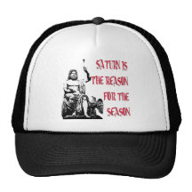 Saturn is the Reason for the Season Trucker Hat