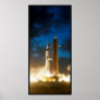 Saturn IV Rocket Launch Print