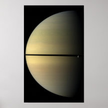 Saturn Moon Print