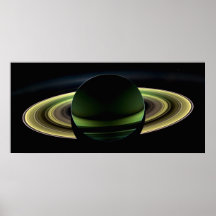 Saturn Neon Print