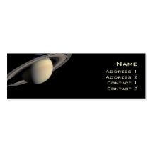 Saturn Profile Card Business Card Template
