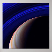 Saturn Space Image Poster