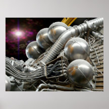 Saturn V Engine poster