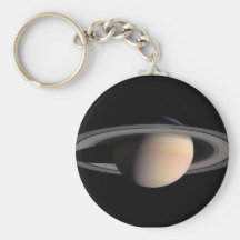 Saturn with Rings Keychain