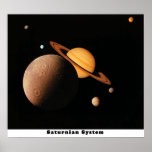 Saturnian System Poster