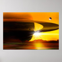 Saturns ferner Bruder. Plakatdrucke