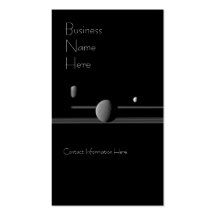 Saturn's Moons Business Cards
