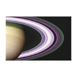Saturn's Rings Stretched Canvas Prints