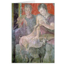 Satyr and Nymph Greeting Card