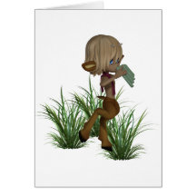 Satyr Greeting Card