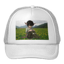 Satyr in Field  Baseball Hat