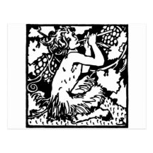 satyrs postcards