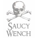 Saucy Wench Skull and Crossbones t-shirts