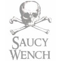Saucy Wench Skull and Crossbones t-shirts