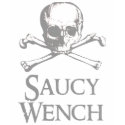 Saucy Wench Skull and Crossbones t-shirts