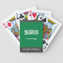 Saudi Arabia Flag Playing Cards