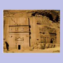 Saudi Arabia, site of Madain Saleh, ancient 3 postcards