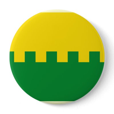 Saue, Estonia Button by bestflag