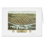 Sauk City, WI Panoramic Map - 1870 cards