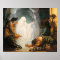 Saul and the Witch of Endor, by Benjamin West Poster