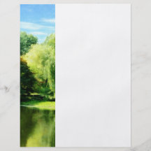 Saule par le lac tract