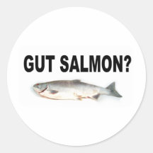 Saumon d'intestin ? T-shirts et autocollants drôle