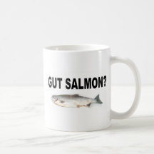 Saumon d'intestin ? T-shirts et autocollants drôle Tasse