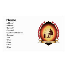 Sauna Mandorla Business Card Templates