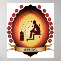 Sauna Mandorla Posters