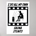 Sauna Stunts Poster