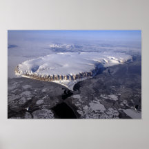 Saunders Island and Wolstenholme Fjord Print