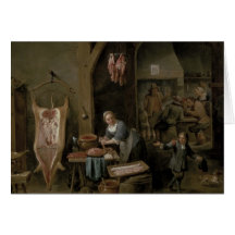 Sausage-making, 1651 greeting cards