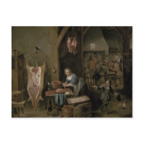 Sausage-making, 1651 postcards